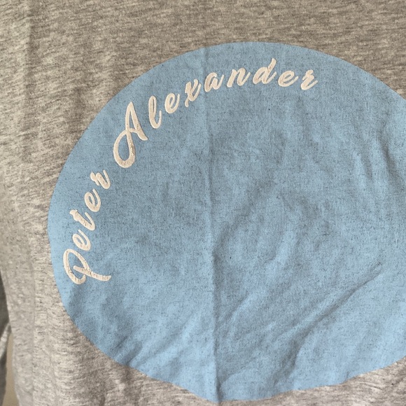 Peter Alexander Gray Longsleeve Top Large Stretch Cotton Pre Owned EC - Picture 3 of 8